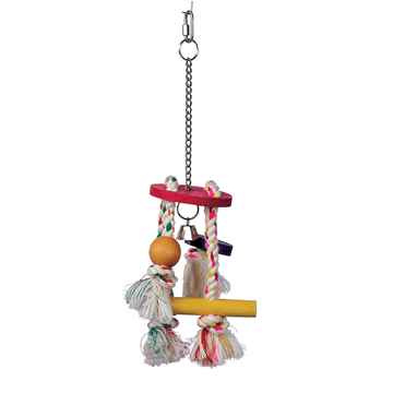Picture of LIVING WORLD AVIAN  Junglewood Rope Chime Toy (81126)(d)