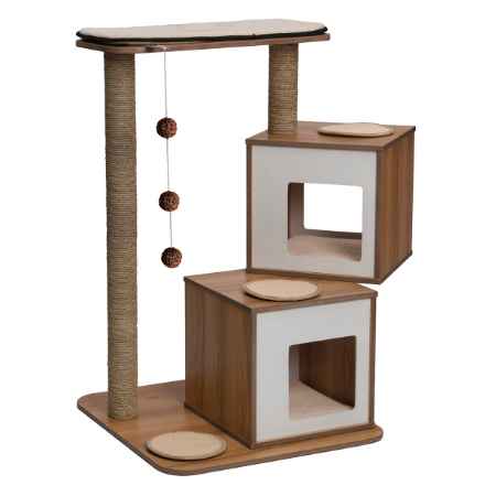 Picture of CAT FURNITURE VESPER V-DOUBLE Walnut (52048)