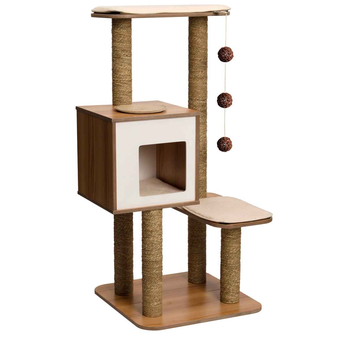 Picture of CAT FURNITURE VESPER V-HIGH BASE Walnut (52045)