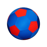 Picture of JOLLY BALL EQUINE JOLLY MEGA BALL Cover Red/Blue Soccer Ball - 25in