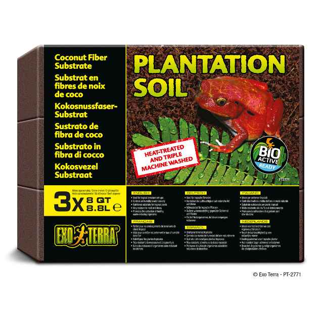Picture of EXO TERRA PLANTATION SOIL (PT2771) - 3 x 8.8 Liter