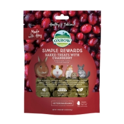 Picture of OXBOW SIMPLE REWARDS BAKED TREATS with CRANBERRY - 85.05g/3oz