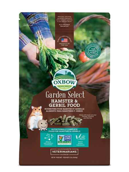Picture of OXBOW GARDEN SELECT HAMSTER & GERBIL FOOD - 0.68kg/1.5lb
