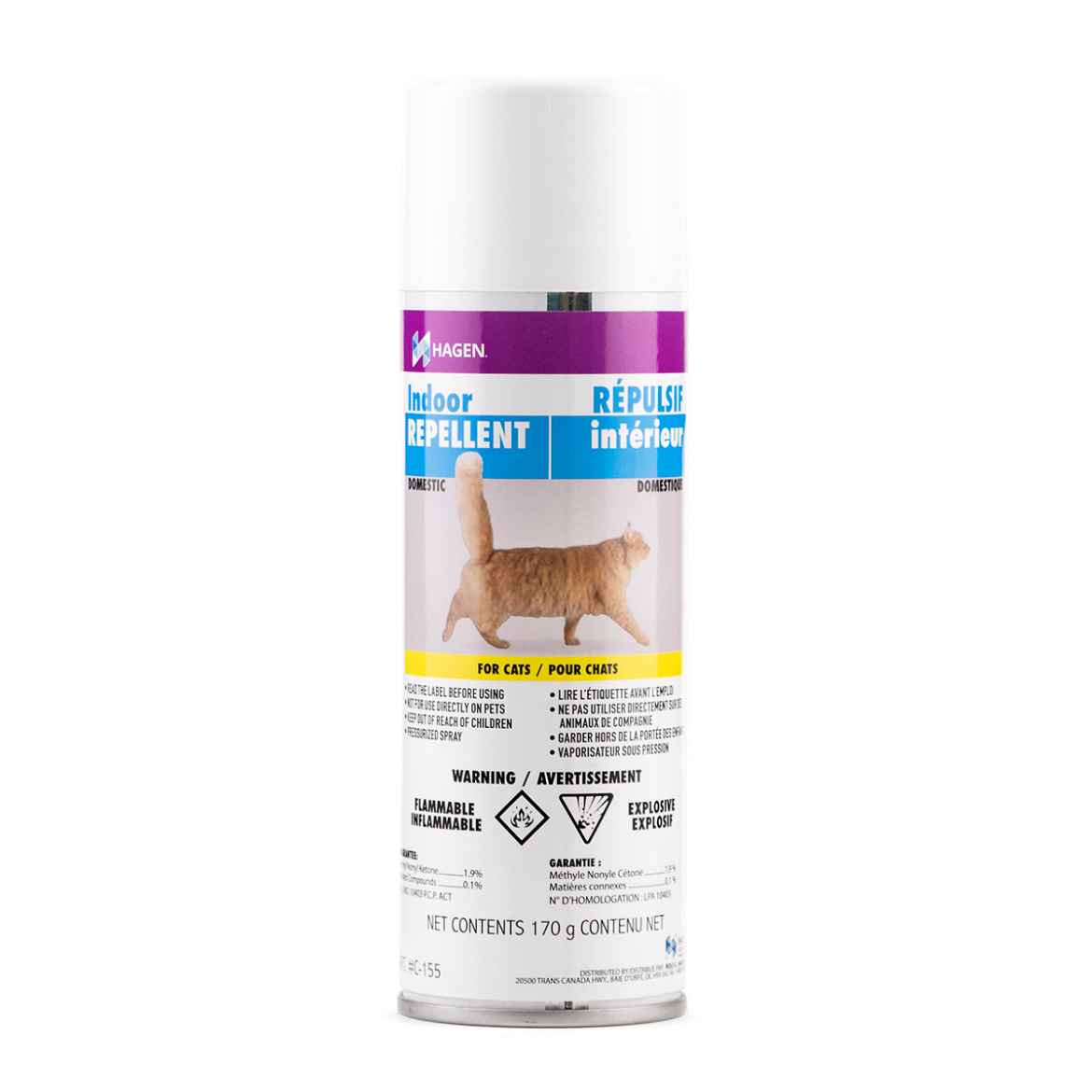 Picture of INDOOR CAT REPELLENT HAGEN AEROSOL SPRAY- 170g