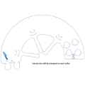 Picture of CASEY E COLLAR CLIC Clear (J0047D) - 20cm