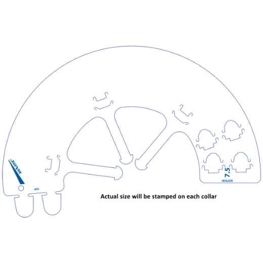 Picture of CASEY E COLLAR CLIC Clear (J0047G) - 12.5cm