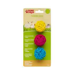 Show details for LIVING WORLD NIBBLERS WILLOW CHEW BALLS (61486) - 3/pk Picture of LIVING WORLD NIBBLERS WILLOW CHEW BALLS (61486) - 3/pk