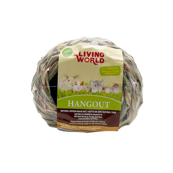 Picture of LIVING WORLD Hang Out Grass Hut - 5.5in x 5.5in x 4.5in