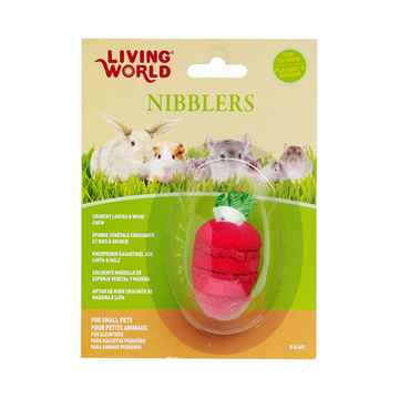 Picture of LIVING WORLD WOOD/LOOFAH NIBBLERS(61481) - Strawberry