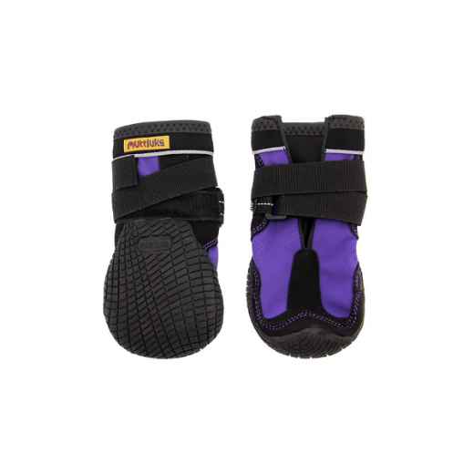 Picture of BOOTS MUTTLUK DOG SNOW MUSHERS X Small Purple - 2/pk