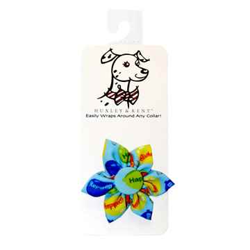 Picture of CANINE PINWHEEL NECK WEAR Party Time Blue - Large(tp)