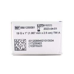 Picture of NEEDLE MONO 19g x 1in PL HUB - 100`s
