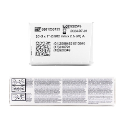 Picture of NEEDLE MONO 20g x 1in PL HUB - 100s 