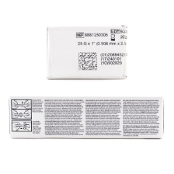 Picture of NEEDLE MONO 25g x 1 in PL HUB - 100`s
