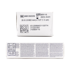 Picture of NEEDLE MONO 20g x 1/2in PL HUB - 100s 