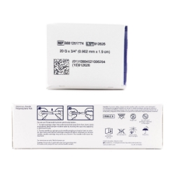 Picture of NEEDLE MONO 20g x 3/4in PL HUB - 100s
