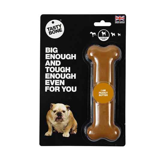 Picture of TASTY BONE NYLON Peanut Butter BONE - Large