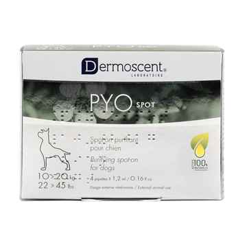 Picture of DERMOSCENT PYO-SPOT for DOGS 10 to 20kg - 4 x 1.2ml