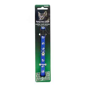 Picture of COLLAR CAT REFLECTIVE SNAG FREE BREAK AWAY-Blue