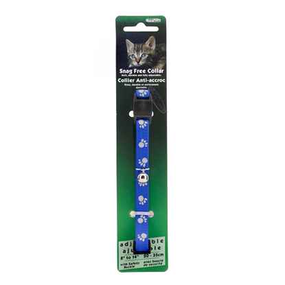Picture of COLLAR CAT REFLECTIVE SNAG FREE BREAK AWAY-Blue(tp)