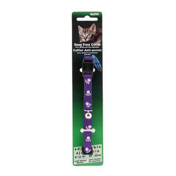 Picture of COLLAR CAT REFLECTIVE SNAG FREE BREAK AWAY -Purple(d)