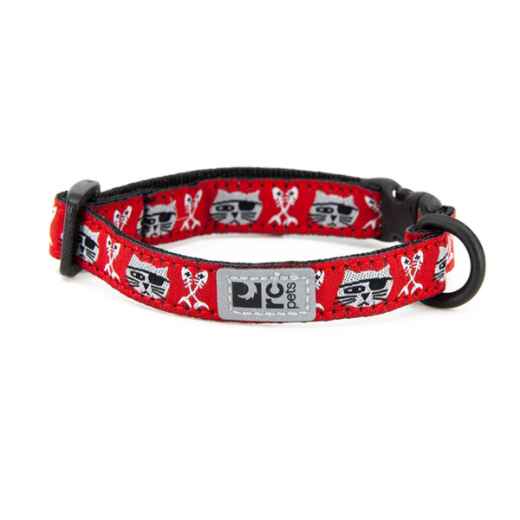 Picture of COLLAR FELINE RC BREAKAWAY Pirate Cat - 1/2in x 8in - 10in