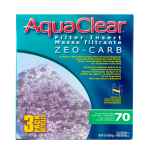 Picture of AQUACLEAR 70 ZEO-CARB FILTER INSERT (A1406) 3 piece