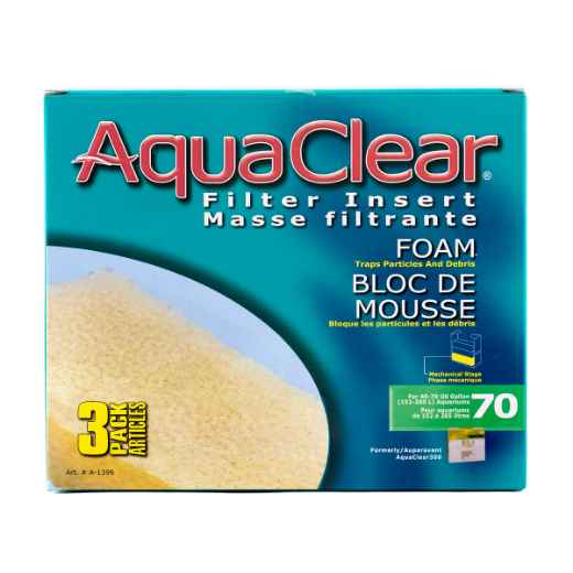 Picture of AQUACLEAR 70 Foam Filter Insert - 3pc per box