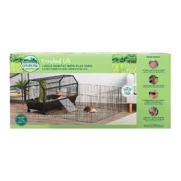 Show details for OXBOW ENRICHED LIFE HABITAT with Play Yard - Large Picture of OXBOW ENRICHED LIFE HABITAT with Play Yard - Large