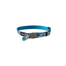 Show details for COLLAR FELINE ROGZ BREAK AWAY REFLECTOCAT Adjustable Blue Fish - 1/4in x 6-9in Picture of COLLAR FELINE ROGZ BREAK AWAY REFLECTOCAT Adjustable Blue Fish - 1/4in x 6-9in