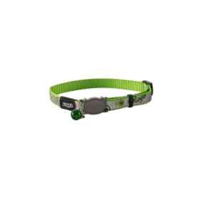 Show details for COLLAR FELINE ROGZ BREAK AWAY REFLECTOCAT Adjustable Lime Fish - 1/4in x 6-9in Picture of COLLAR FELINE ROGZ BREAK AWAY REFLECTOCAT Adjustable Lime Fish - 1/4in x 6-9in