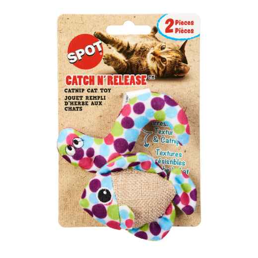 Picture of TOY CAT SPOT CATCH'N RELEASE TOY with CATNIP Assorted