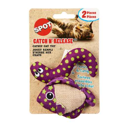 Picture of TOY CAT SPOT CATCH'N RELEASE TOY with CATNIP Assorted