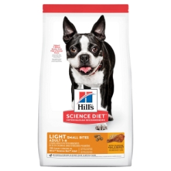 Picture of Hills Science Diet Adult Light Low Calorie Small Bites Dry Dog Food- 15lb/6.80kg