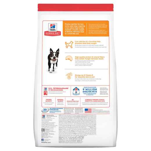 Picture of CANINE SCIENCE DIET ADULT LIGHT SMALL BITES - 15lb / 6.80kg