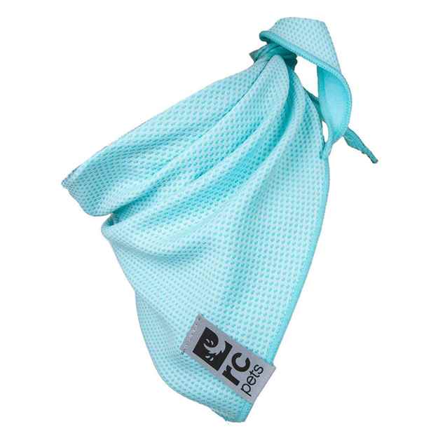 Picture of CANINE ZEPHYR COOLING BANDANA Ice Blue (S-L)