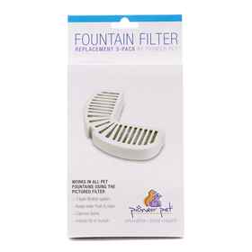 Picture of PIONEER PET Stainless Steel  DRINKING FOUNTAIN Repl Filter - 3/pk