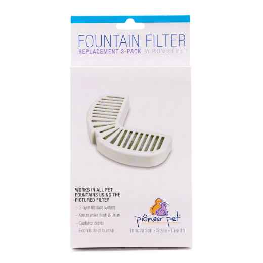 Picture of PIONEER PET Stainless Steel  DRINKING FOUNTAIN Repl Filter - 3/pk