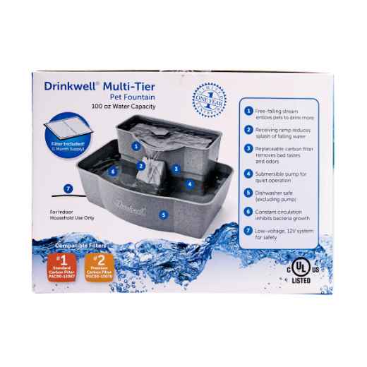 Picture of DRINKWELL MULTI TIER PET FOUNTAIN Plastic - 100oz