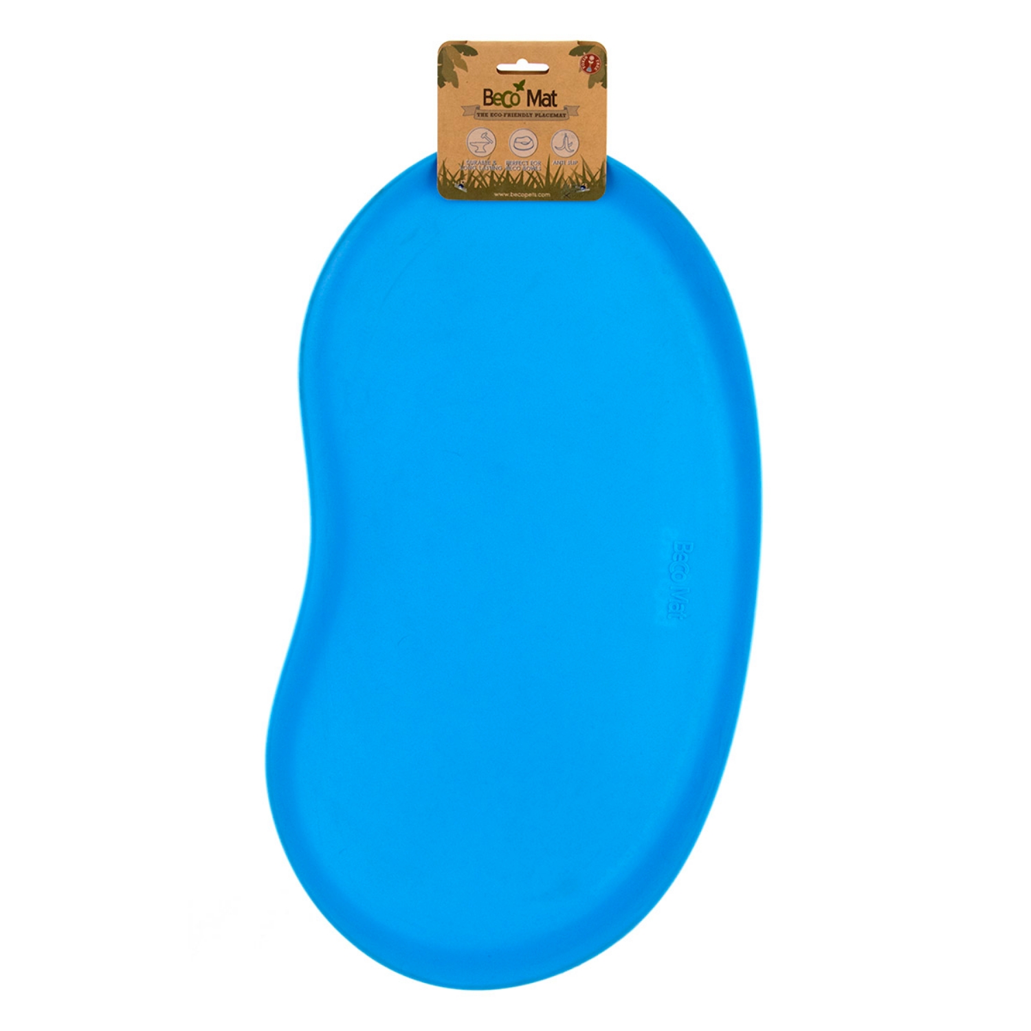 Picture of Pet Silicone Nonslip Food Mat Blue - 19.6in X 11.2in