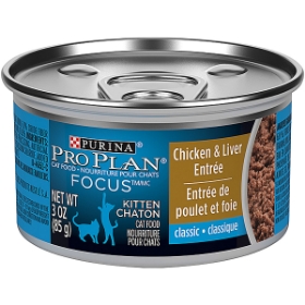 Show details for FELINE PRO PLAN KITTEN Chicken & Liver Entree - 24 x 3oz cans Picture of FELINE PRO PLAN KITTEN Chicken & Liver Entree - 24 x 3oz cans