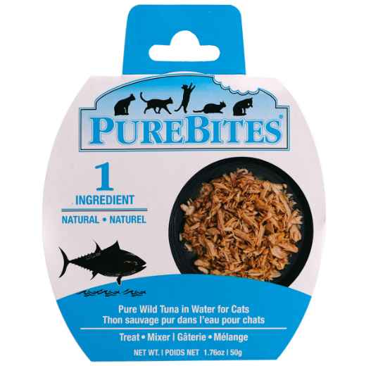 Picture of FELINE PUREBITES WILD TUNA in WATER - 12 x 1.76oz / 50g