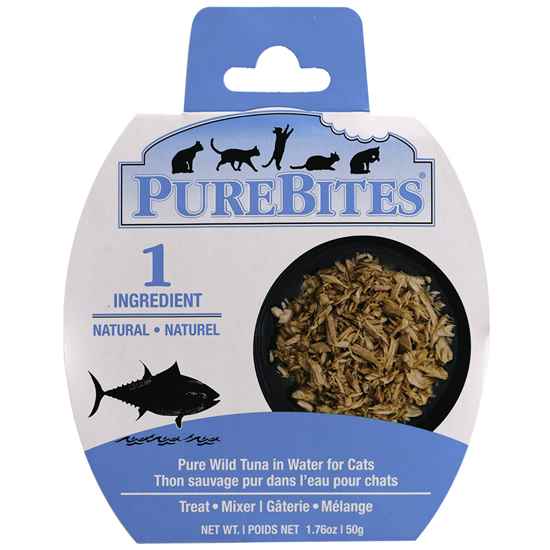 Picture of FELINE PUREBITES WILD TUNA in WATER - 12 x 1.76oz / 50g