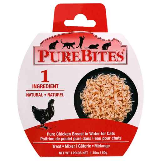 Picture of FELINE PUREBITES CHICKEN BREAST in WATER - 12 x 1.76oz/50g