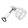 Picture of EXO TERRA PORCELAIN WIRE LAMP Small (PT2060)