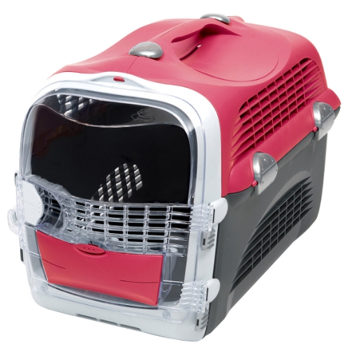 Picture of PET CARRIER CATIT CABRIO 20inL x 13inW x 13.75in - Cherry Red