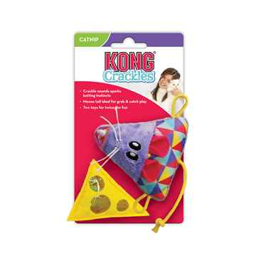 Picture of TOY CAT KONG Crackles Mouse & Cheez - 2/pk(d)