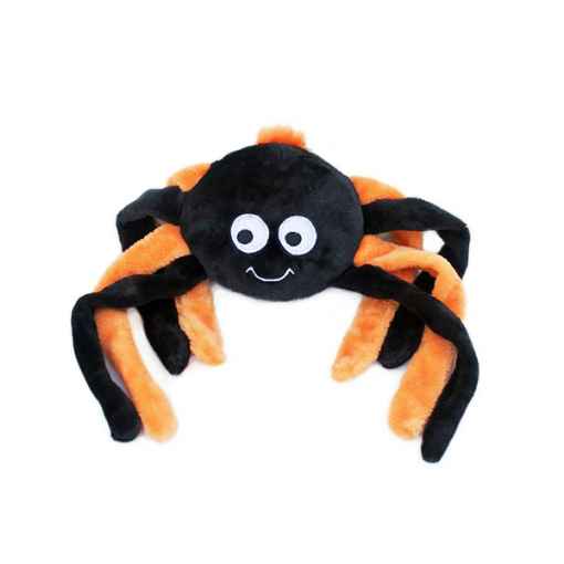 Picture of HALLOWEEN TOY CANINE ZIPPYPAW GRUNTERZ - Orange/Black Spider