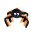 Picture of HALLOWEEN TOY CANINE ZIPPYPAWS GRUNTERZ - Orange/Black Spider