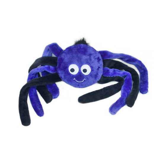 Picture of HALLOWEEN TOY CANINE ZIPPYPAW GRUNTERZ- Purple/Black Spider 